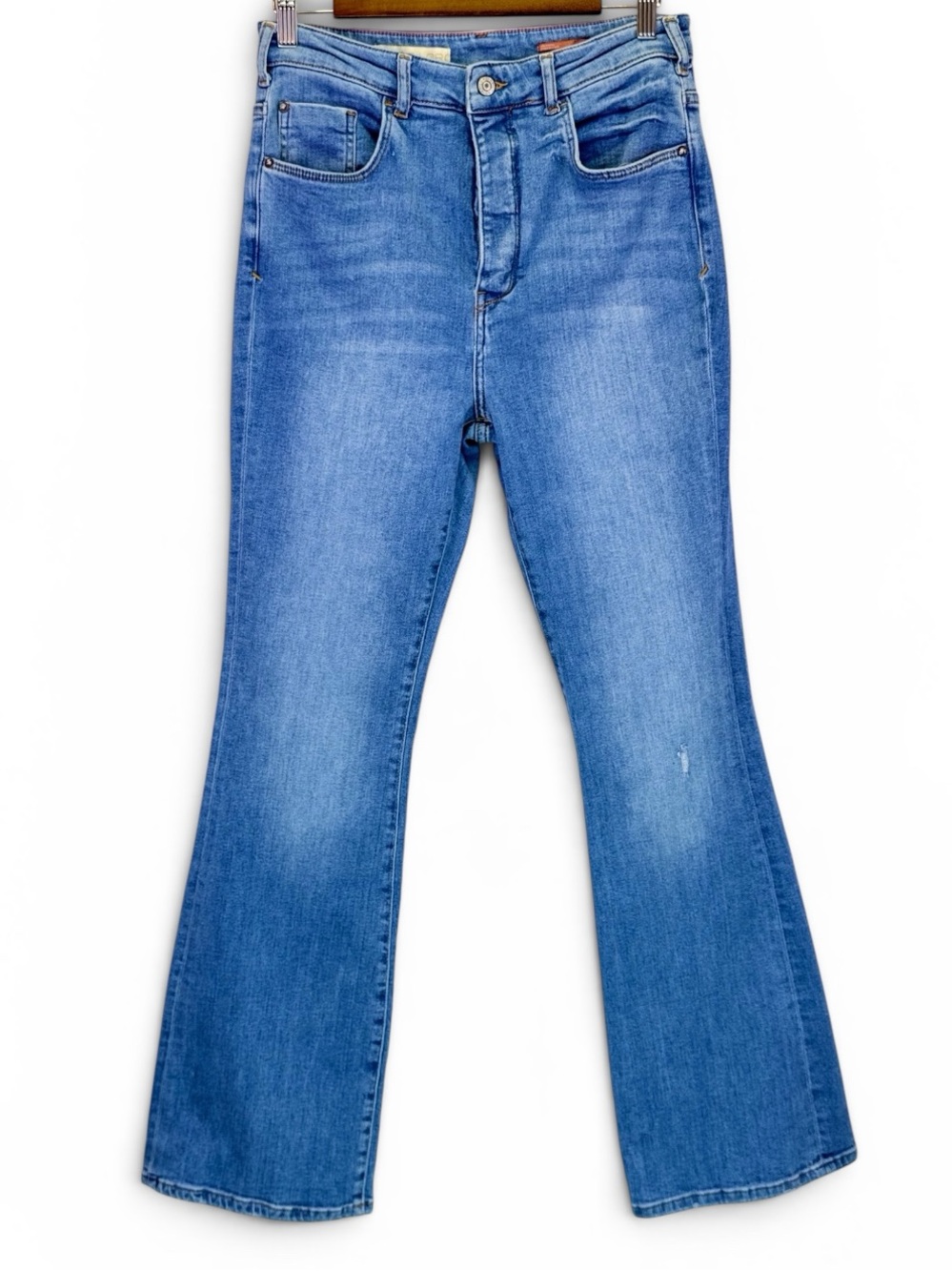 Anthropologie Pilcro Light Wash Bootcut Jeans High-Rise Button Fly Size 30